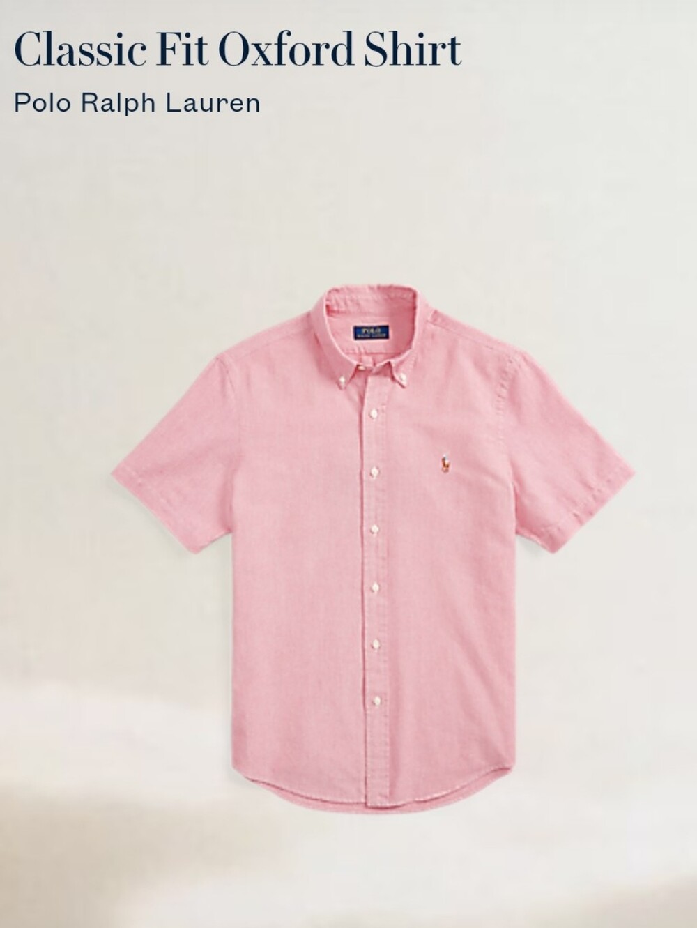 Polo Ralph Lauren Classic Fit Oxford Shirt